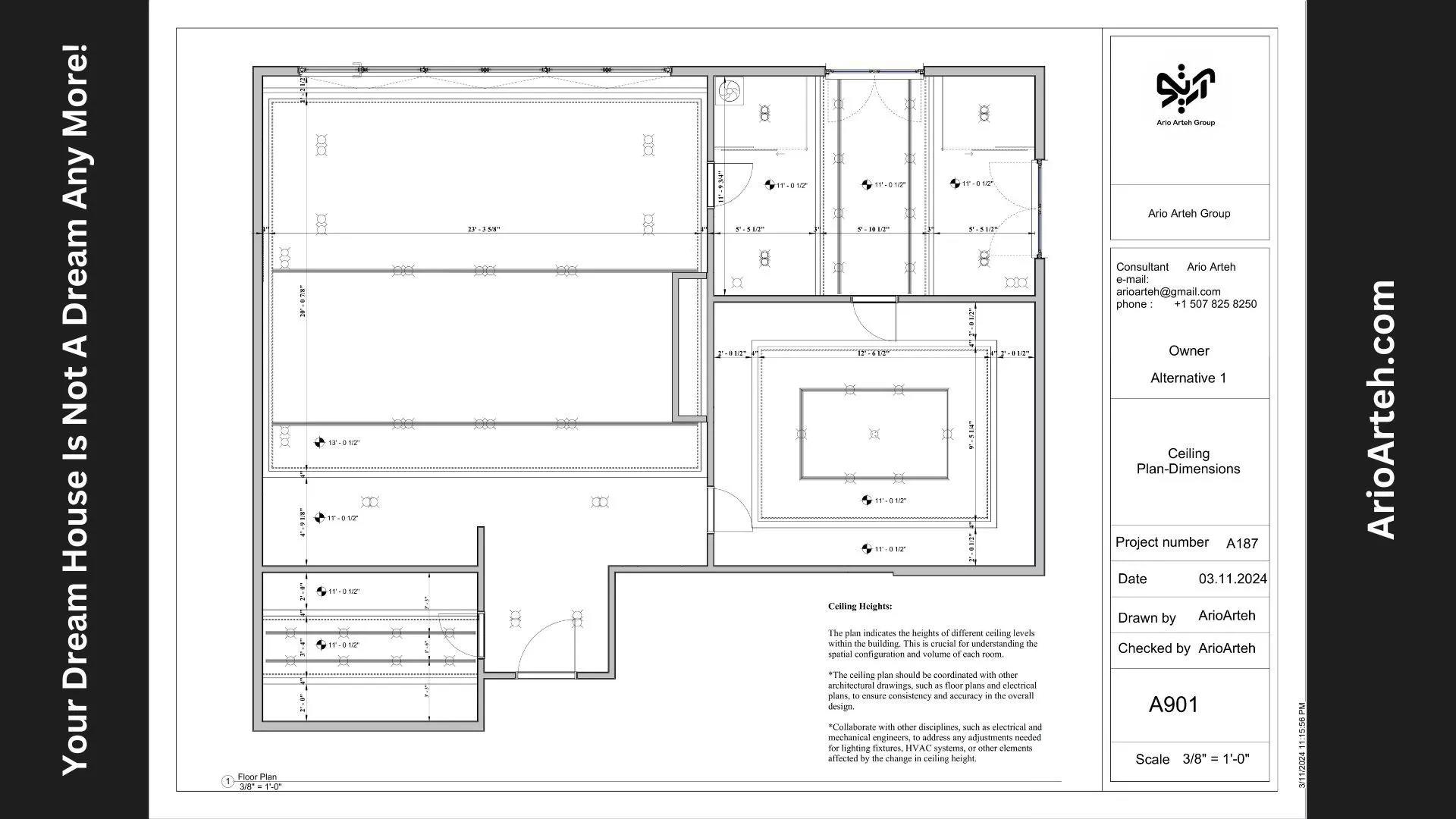 blueprint ceiling